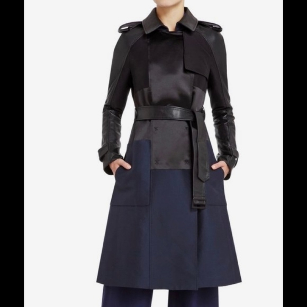 Rare BCBGMAXAZRIA Runway Bruna Trench Coat Size S